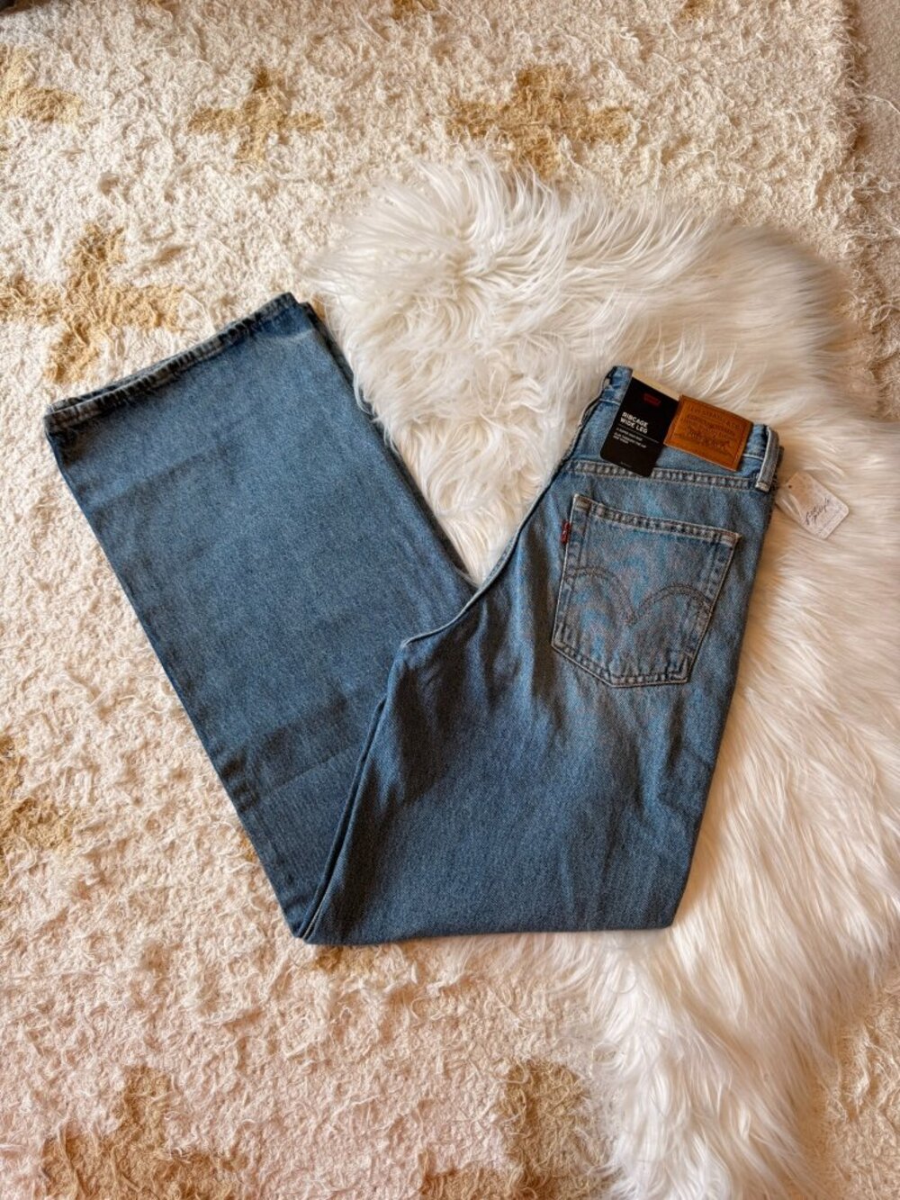 Free People Levi's Ribcage Wide-Leg Jeans 26 - Picture 13 of 13